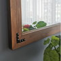 Hanah Home Espejo de Nogal 50x110 cm